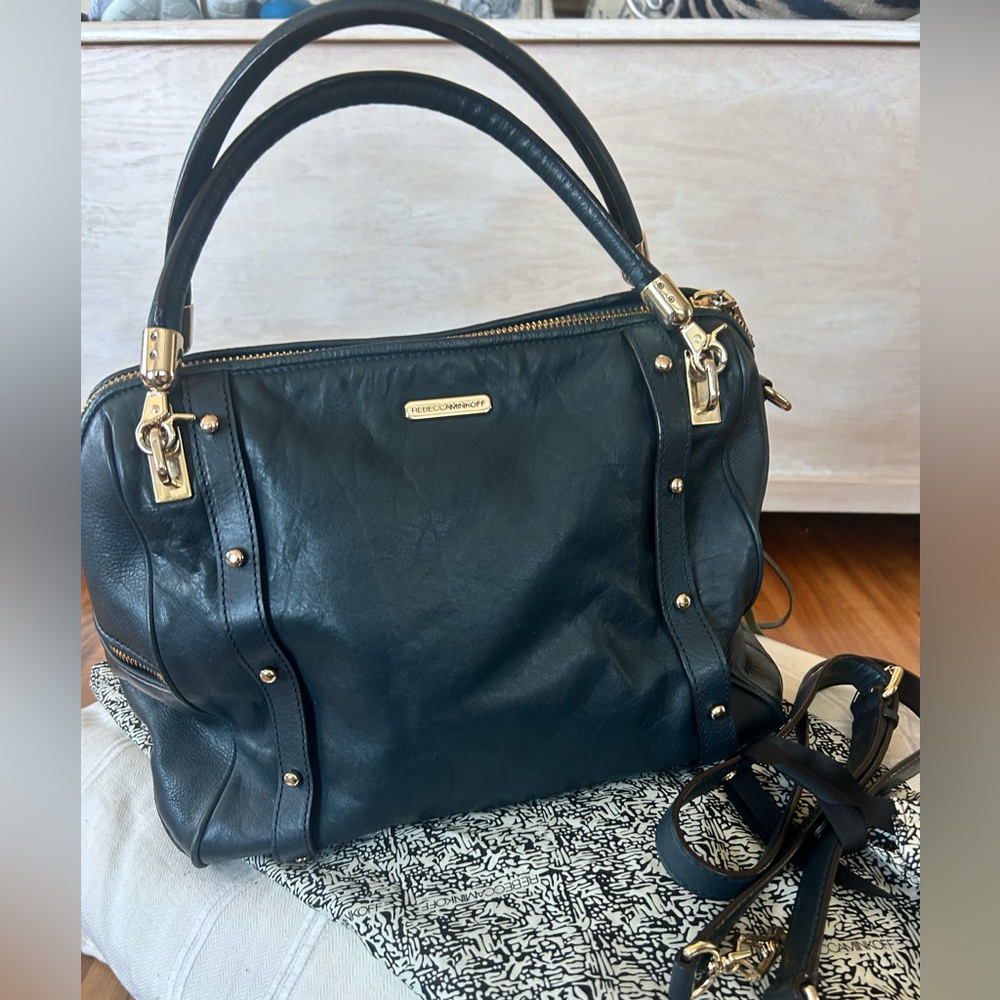 Rebecca Minkoff navy purse. Like New!